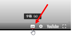 字幕を表示する