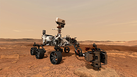 NASAの火星探査車「パーセベランス（Perseverance）」
